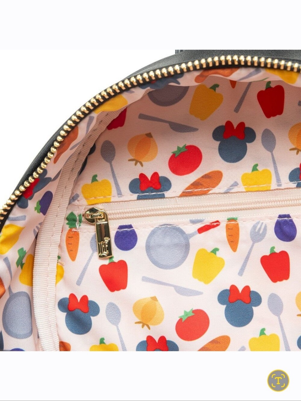 Disney x Loungefly Red Minnie Mouse Chef Backpack - Picture 5 of 5